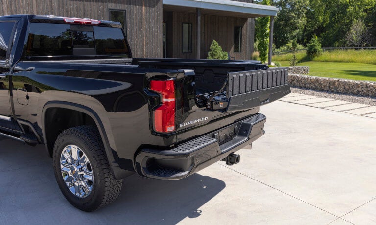 2026 Chevy Silverado 2500 with bed door down