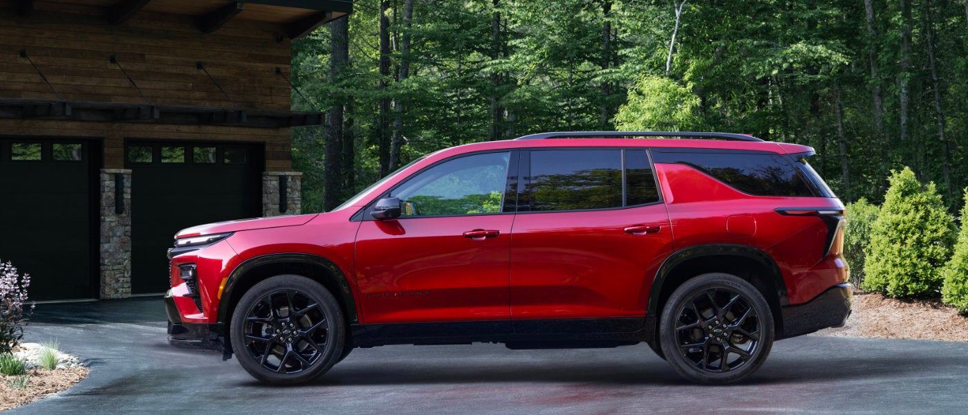 2026 Chevy Traverse side view outside cabin