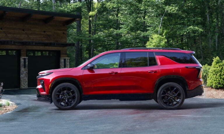 2026 Chevy Traverse side view outside cabin