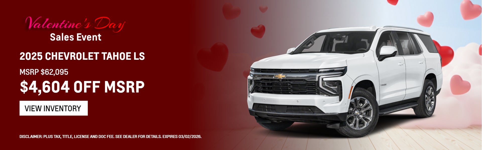 New 2026 Chevrolet Tahoe